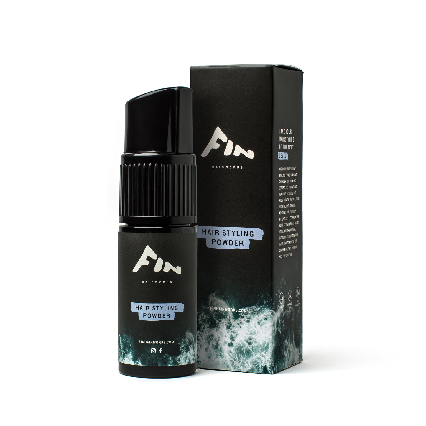 Fin Hairworks Hair Styling Powder | 20g Pump Bottle | Unscented